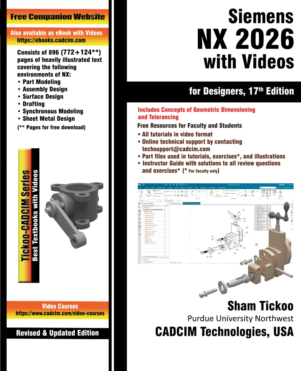 Siemens NX 2026 with Videos for Designers, 17th Edition