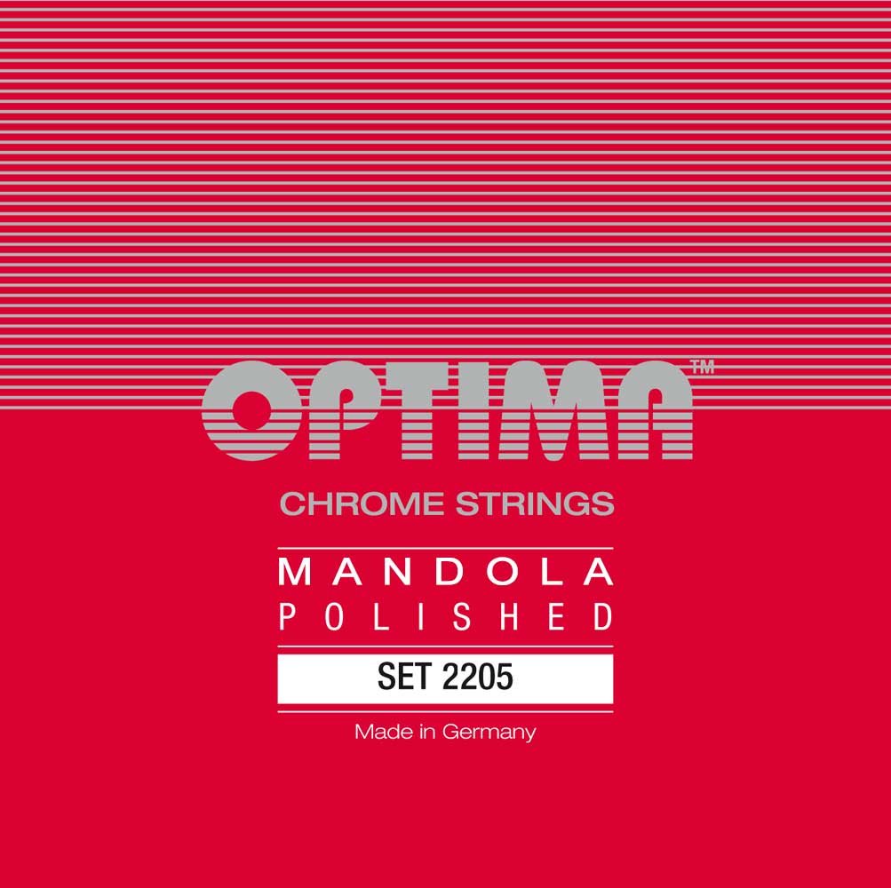 Optima 2205 Mandola CHROME Strings polished Set