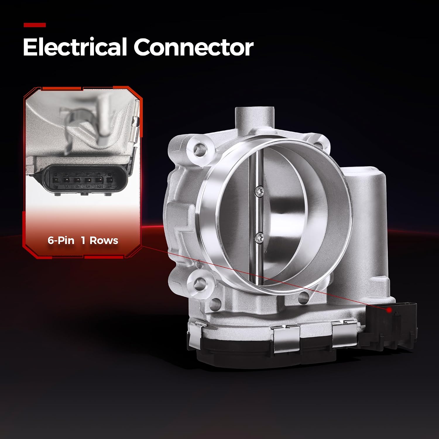 Electronic Throttle Body Compatible with Chrysler, Dodge, Jeep & Ram 200, 300, Pacifica, Town & Country, Charger, Avenger, Challenger, Durango, Grand Cherokee, Wrangler
