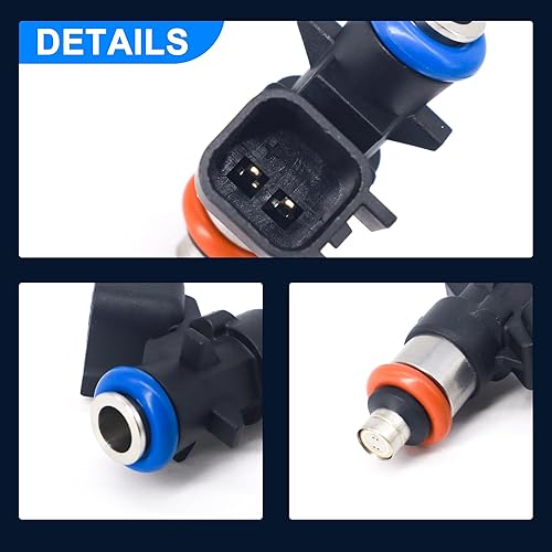 Miniatura 17 de HiSport Inyector de combustible 3 PCS 5WY2404A compatible con John Deere 825i Gator 3 cilindro motor MIA11720