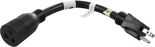 Miniatura 9 de AC WORKS Adaptador de hoja en T de 15 a 20 amperios y 125 voltios (25PK-UL Cert.)