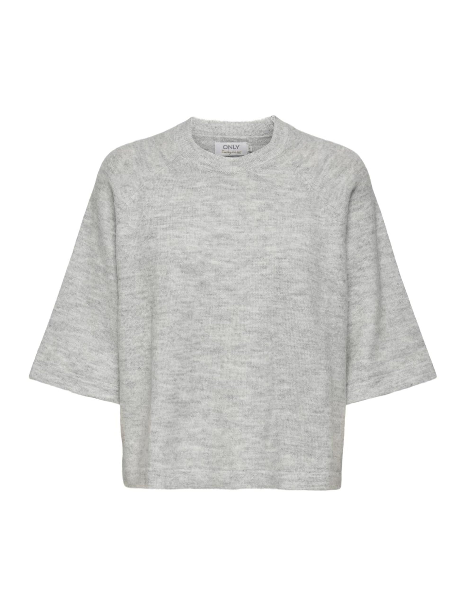 Only Women's Gris 3/4 Sweater Simoni