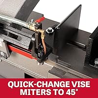 Vista 3 de JET Sierra de cinta de metal horizontal/vertical de 7 "x 12", 3/4 HP, 115/230 V 1Ph (HVBS-712)