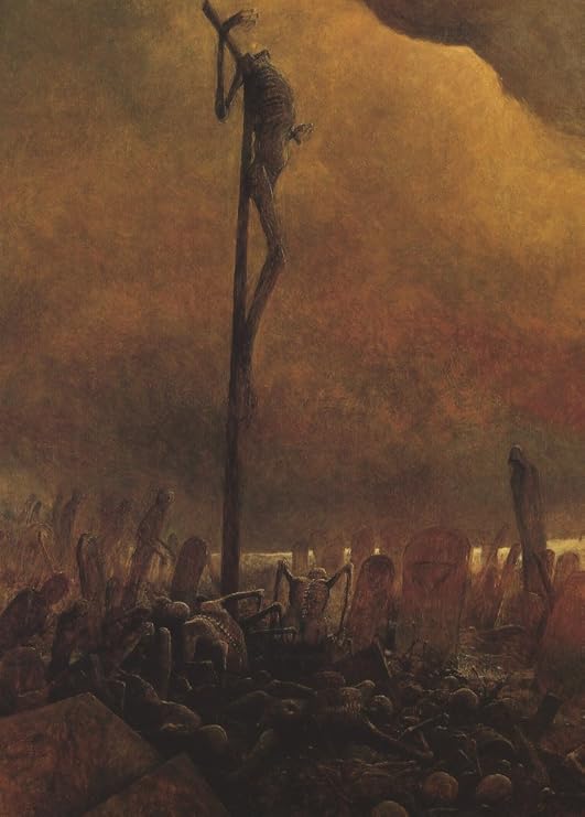 Amazon Co Jp ベクシンスキーfuturism Surrealisticバロックゴシックアート250 Gsmアートカード光沢a3複製ポスターbyアートの世界 大型家電