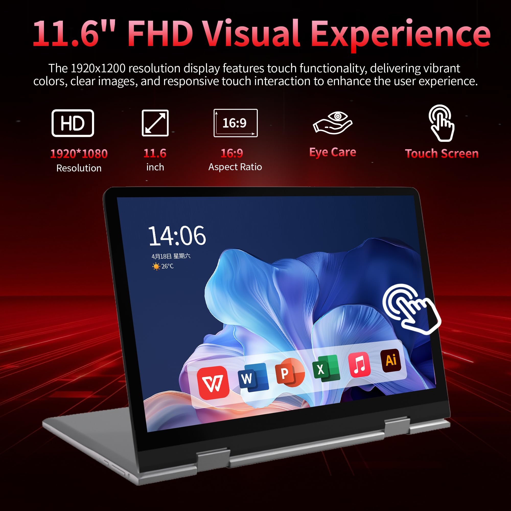 Amazon.com: Elepad 2 in 1 Laptop Computers Windows 11, 11.6 inch