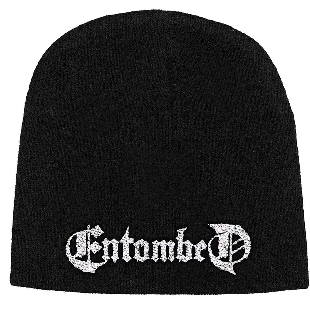Entombed Men's Black Logo Beanie