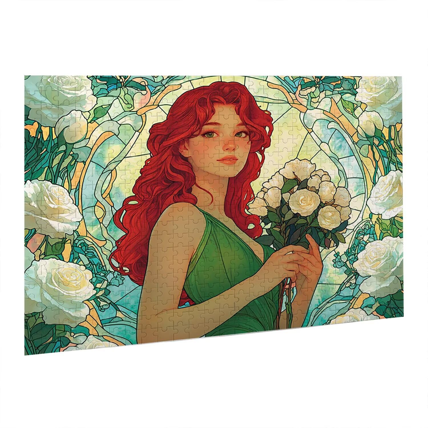 Jigsaw Puzzle, 1000 Pezzi Puzzle Classici, Rosa Puzzle Rilassamento Intelligence, Mpossibile Difficile Puzzle Impegnativo per Adulti Puzzle Gioco Familiare, Regalo per Amore Amico Donnafr0-589