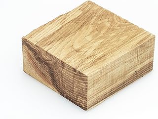 Exotic Wood Zone Pack of 2, Wood Turning Bowl Blanks | Wood Blocks | Hardwood (6" x 6" x 2", White Ash)