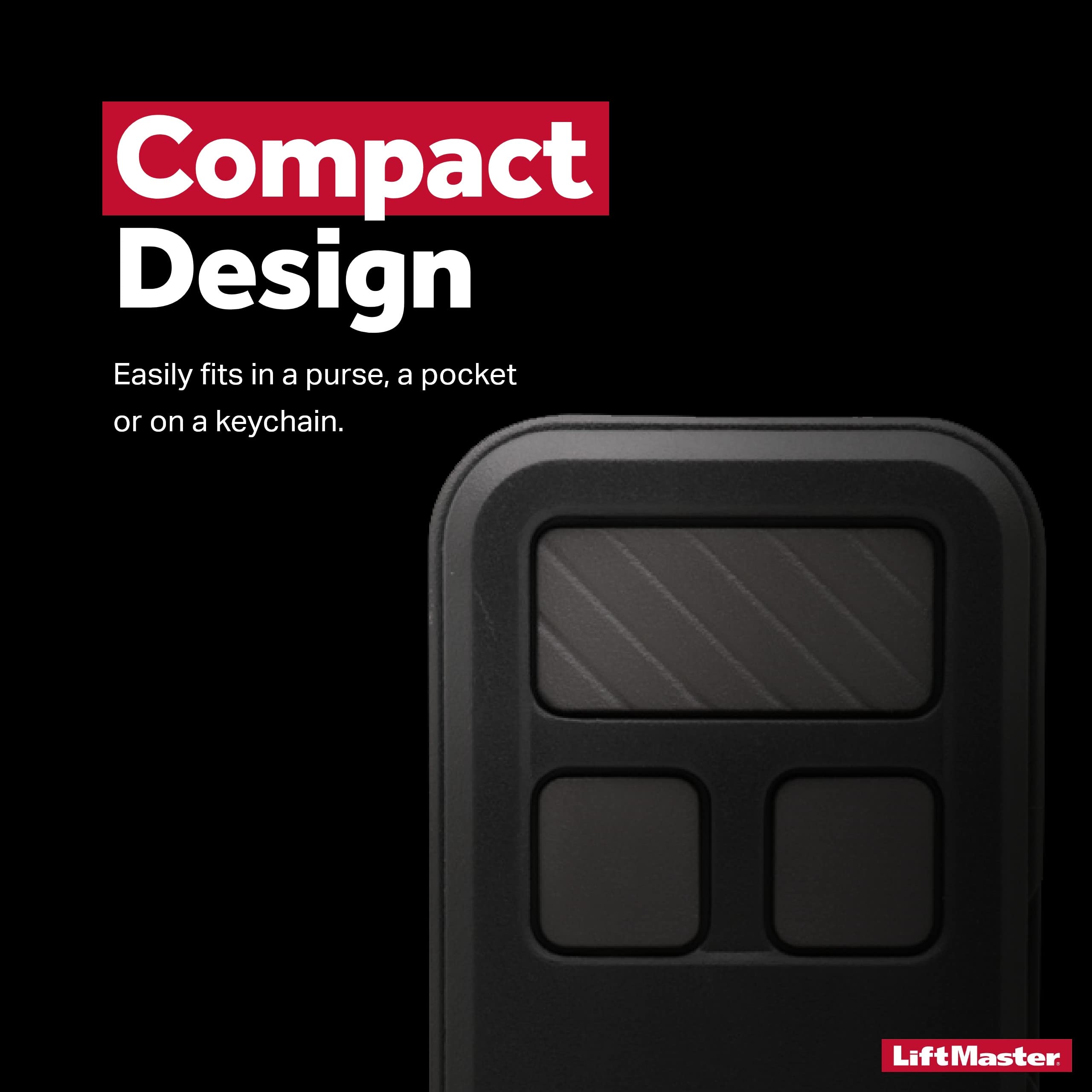LiftMaster 890MAX Security+ 3Button Mini Remote Garage