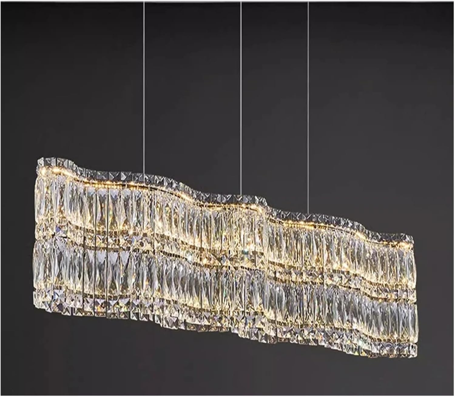 Home DecorationPendant Lights, Luxury Crystal Living Room Chandelier, Dining Room Pendant Lamp, Ceiling Light, Indoor Lighting,luminaire
