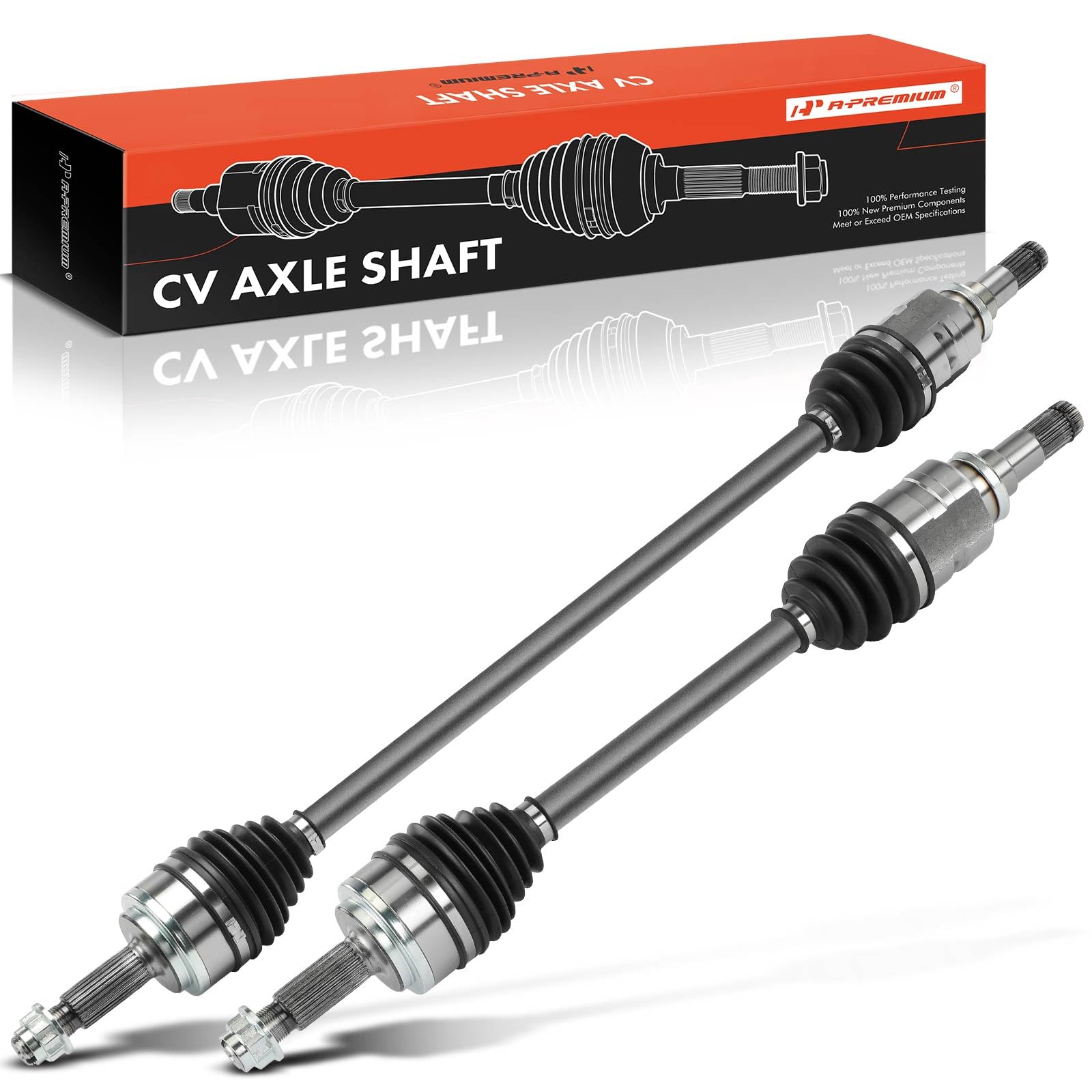 A-Premium Pair (2) Front CV Axle Shaft Assembly Compatible with Toyota Corolla 2020-2021 1.8L, Driver & Passenger Side, Replace# 4342002E70, 4341002A30