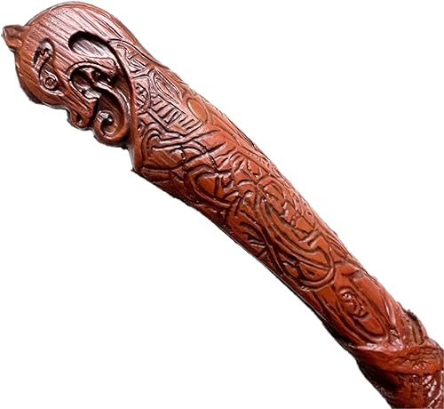 Miniatura 5 de Blazing Steel Marca 36.5 "Medieval Dios Guerra Hacha PU Espuma Cosplay Traje Fiesta Prop 11 réplica