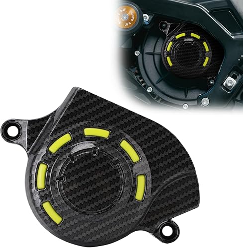 Sur Ron - Cubierta de motor con patrón de fibra de carbono, ligera, para Surron Light Bee X Light Bee S Electric Dirt Bike