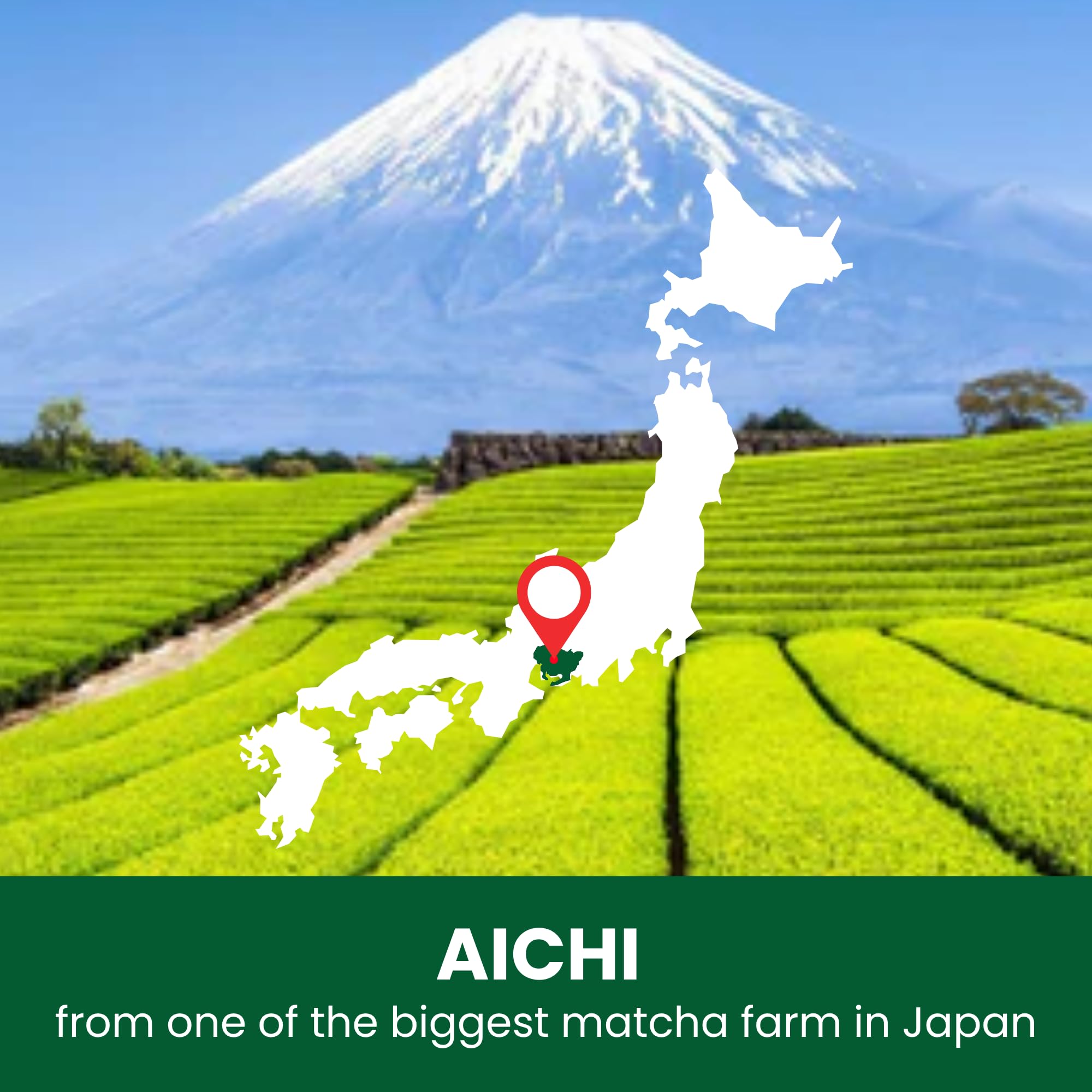 Matcha Latte Mix 2 2LB 1kg by Aki Foods Japan Premium Japanese Green Tea Latte Powder Authentic Matcha — view 3