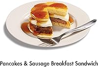 Vista 8 de Hamilton Beach 25475 Máquina de sándwiches de desayuno, color gris, 25476, individual, Rojo