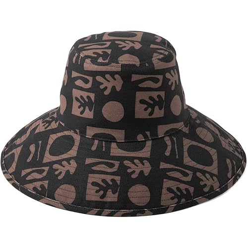 Lack of Color Women's Wide-Brimmed Cotton Canvas Holiday Bucket Hat