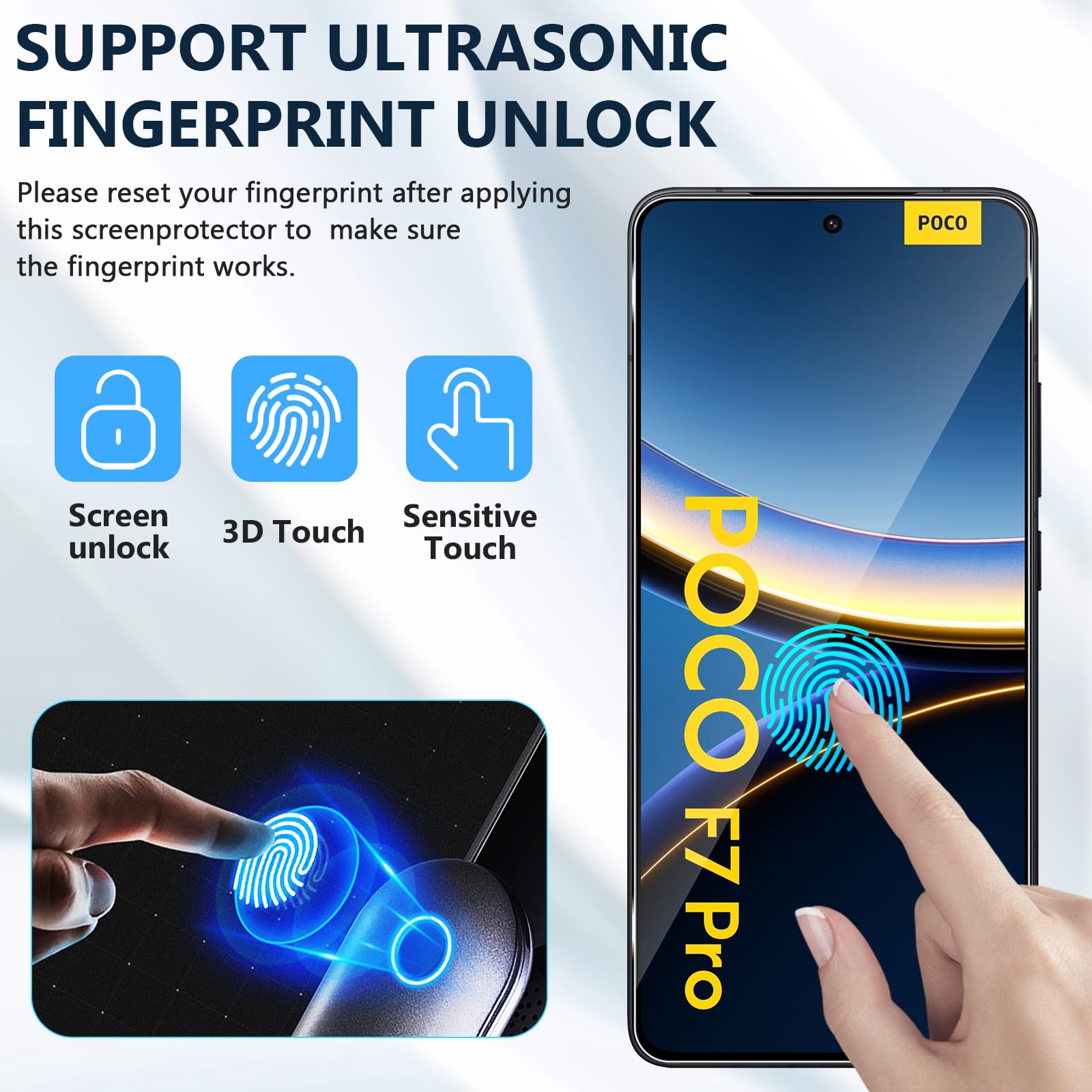 Pixfab Per Xiaomi Poco F6 Pellicola In Vetro Temperato 9H Antiurto Pixfab Per Xiaomi Poco F6 Pellicola In Vetro Temperato 9H Antiurto