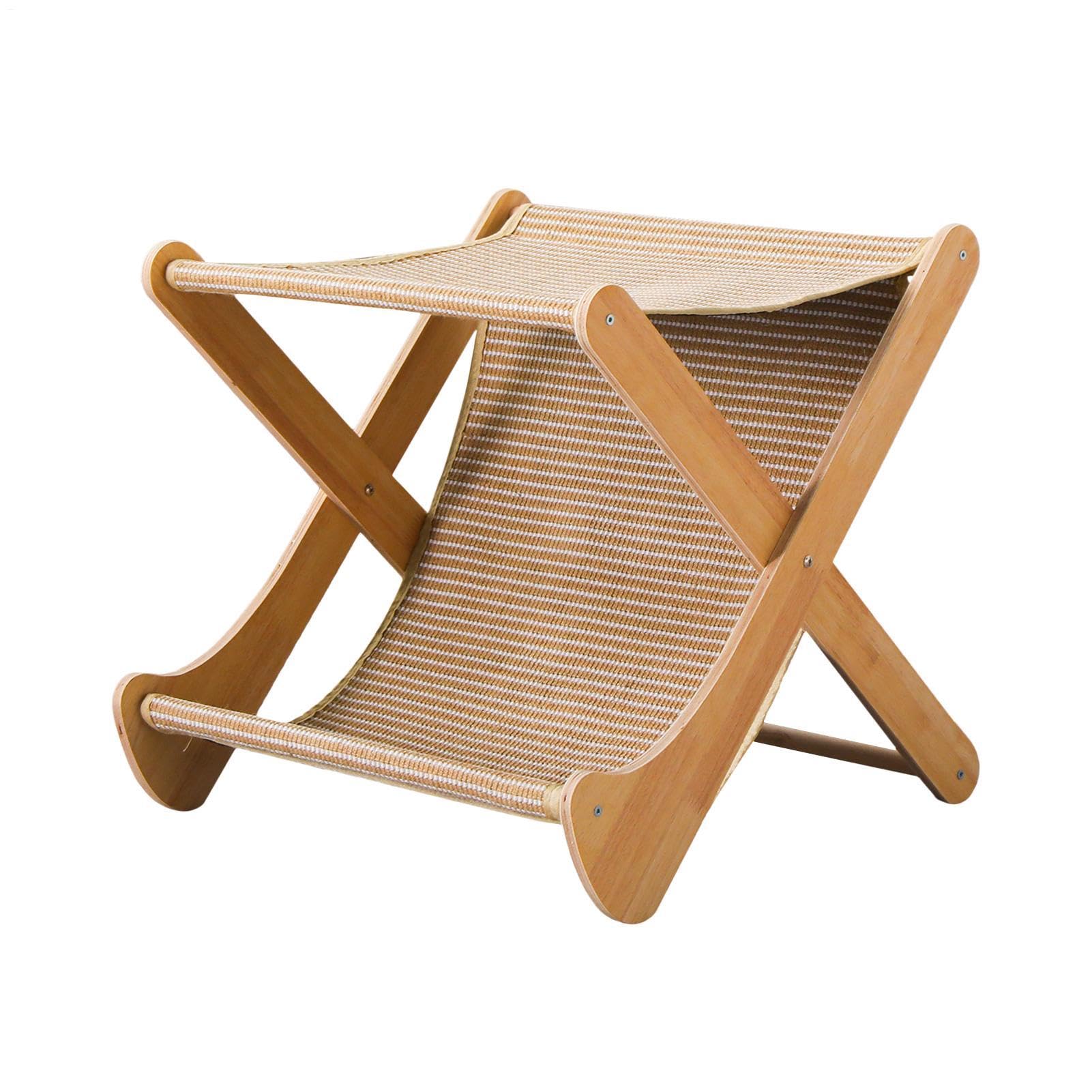 Sofá rascador de gatos Sofá interactivo multiusos de 2 capas | Juguete rascador para gatos Juego en casa, adiestramiento, ejercicio físico, antiaburrimiento, estimulación mental, familia