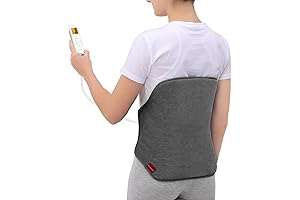 Upgraded Heating Pad for Back Pain Relief — Advanced Back Wrap Belt...