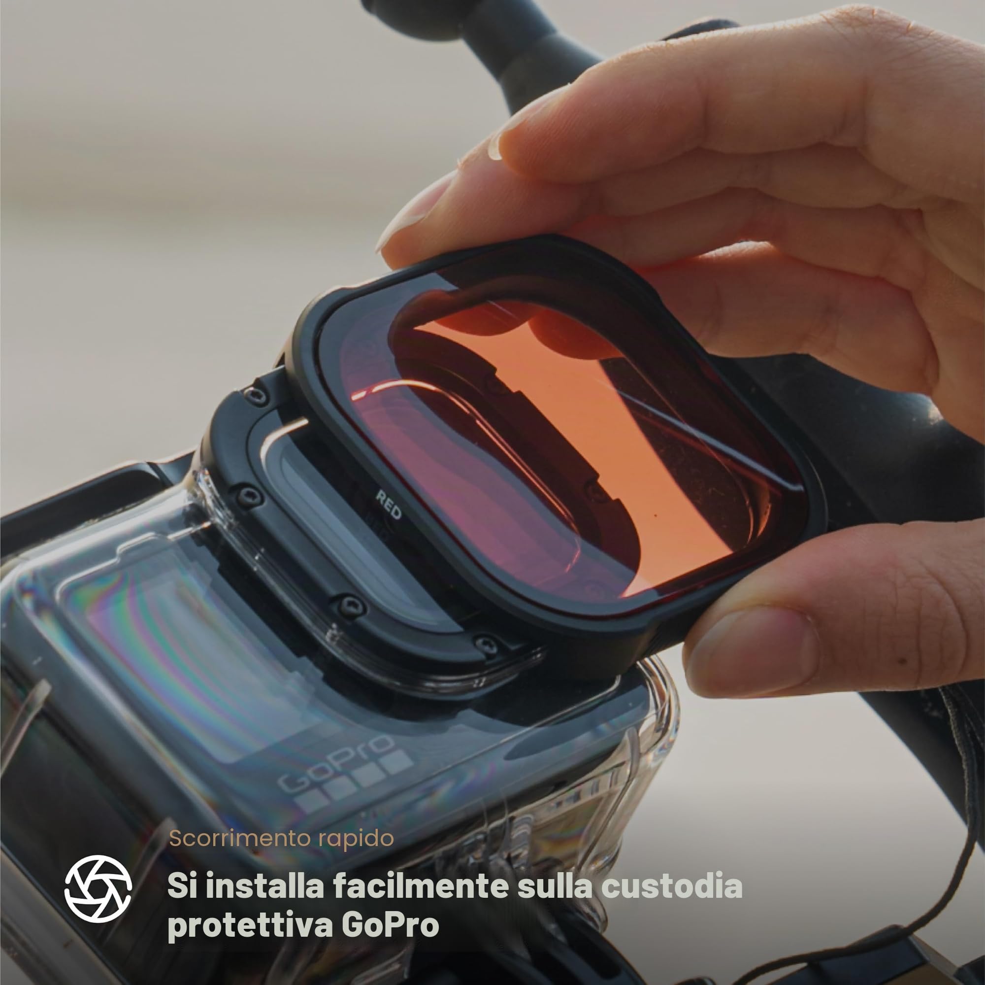 PolarPro - DiveMaster - per HERO 9/10/11/12/13 Black - Custodia protettiva - Rapida e sicura - Cattura colori vivaci in acque blu, verdi e poco profonde - immersioni
