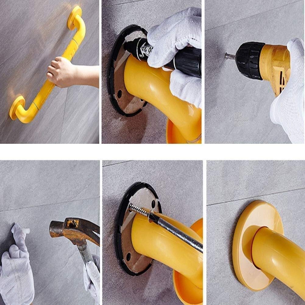 Barras Apoyo para baño, pasamanos, Barra Apoyo, manija Seguridad para Ducha, Barra Apoyo para Personas Mayores y discapacitadas, anticaída, Gruesa, Acero Inoxidable a Temperatura Constante