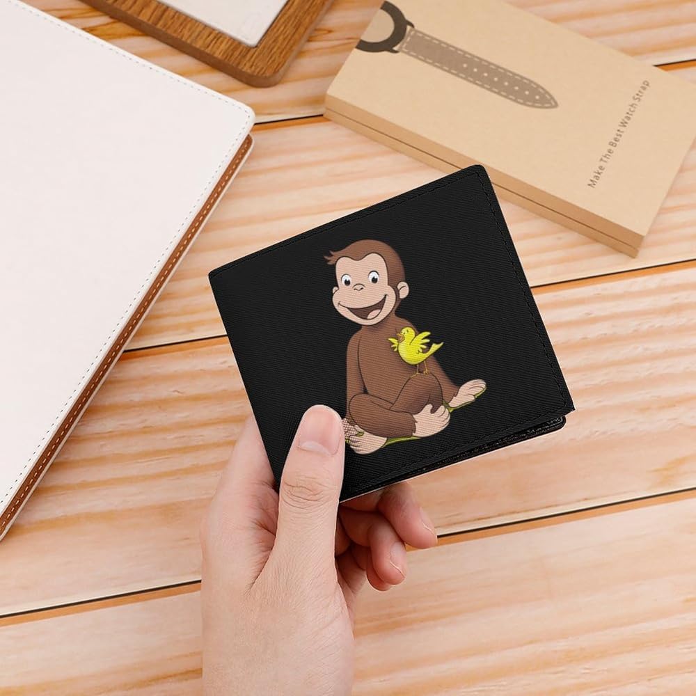 Amazon | [ZSALTT] おさるのジョージ 財布 メンズ 二つ折り財布