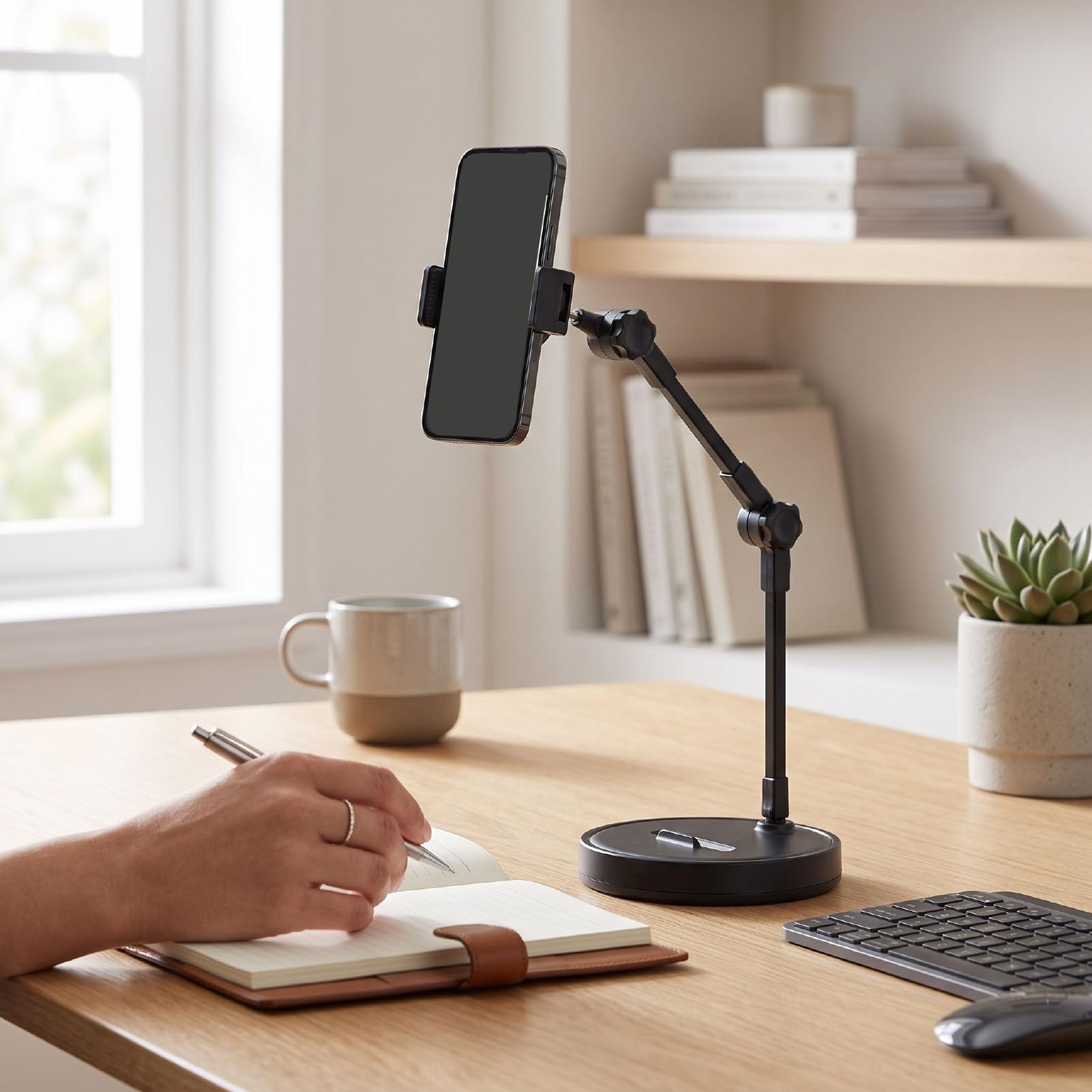 Supporto per Telefono Sospeso con Braccio Regolabile da 18