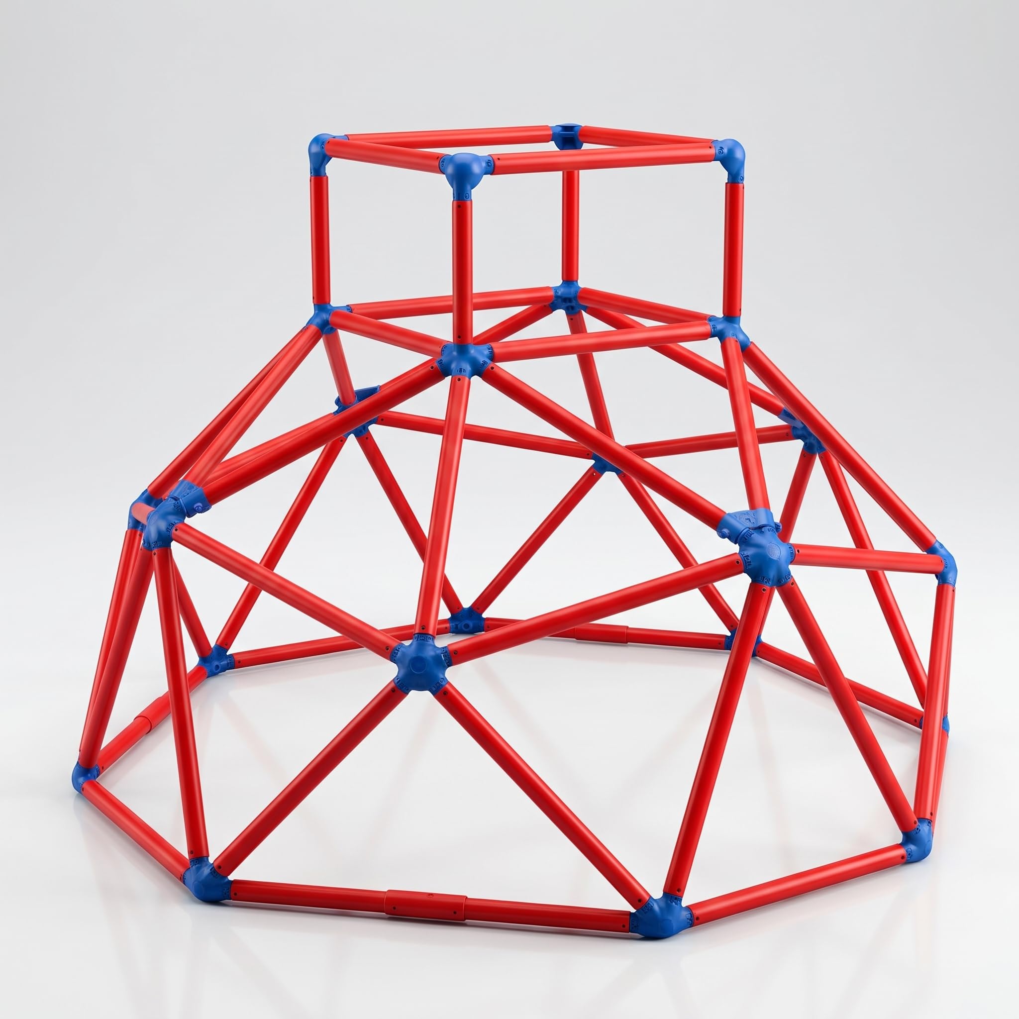 Klettergerüst Outdoor Kletterkuppel Kletterturm von VDP – Outdoor Spielgerüst Kinder Outdoor, Klettergerüst Indoor, Spielturm, bis 70kg, Rot