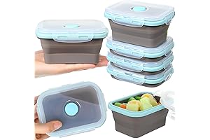 4-Piece Expandable Collapsible Camping Bowl Set