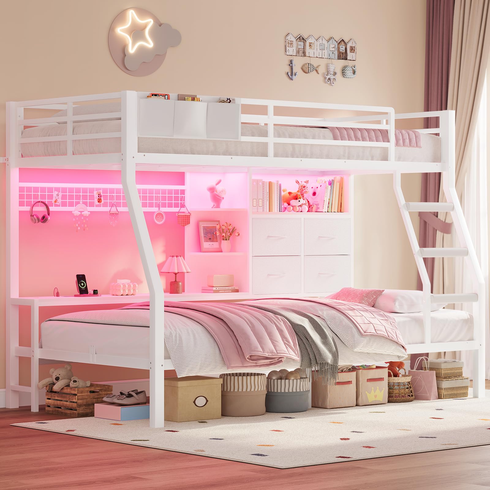 BTHFST Twin 4-Drawer Shelf