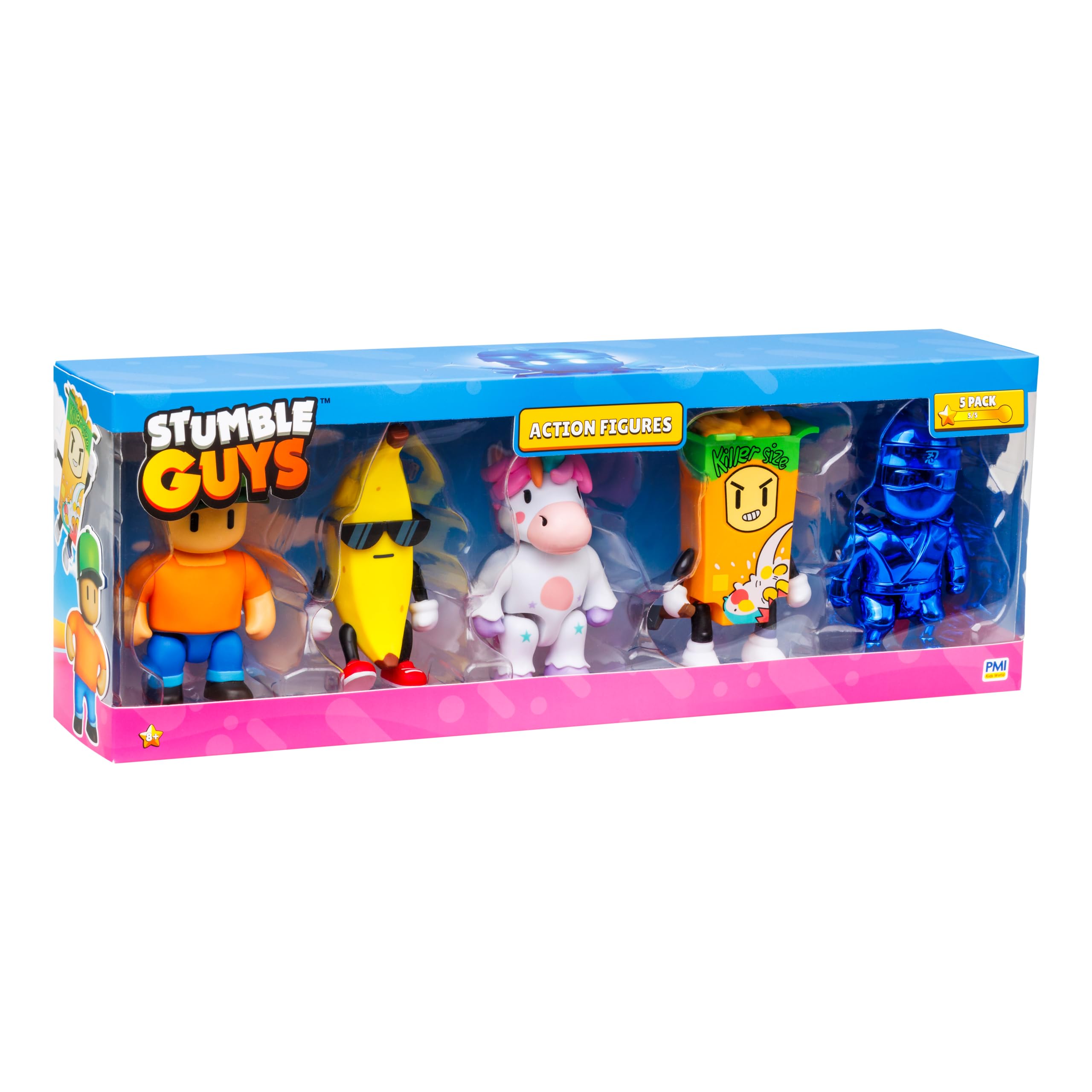 STUMBLE GUYS - 11 5 CM - ZESTAW 5 FIGUREK