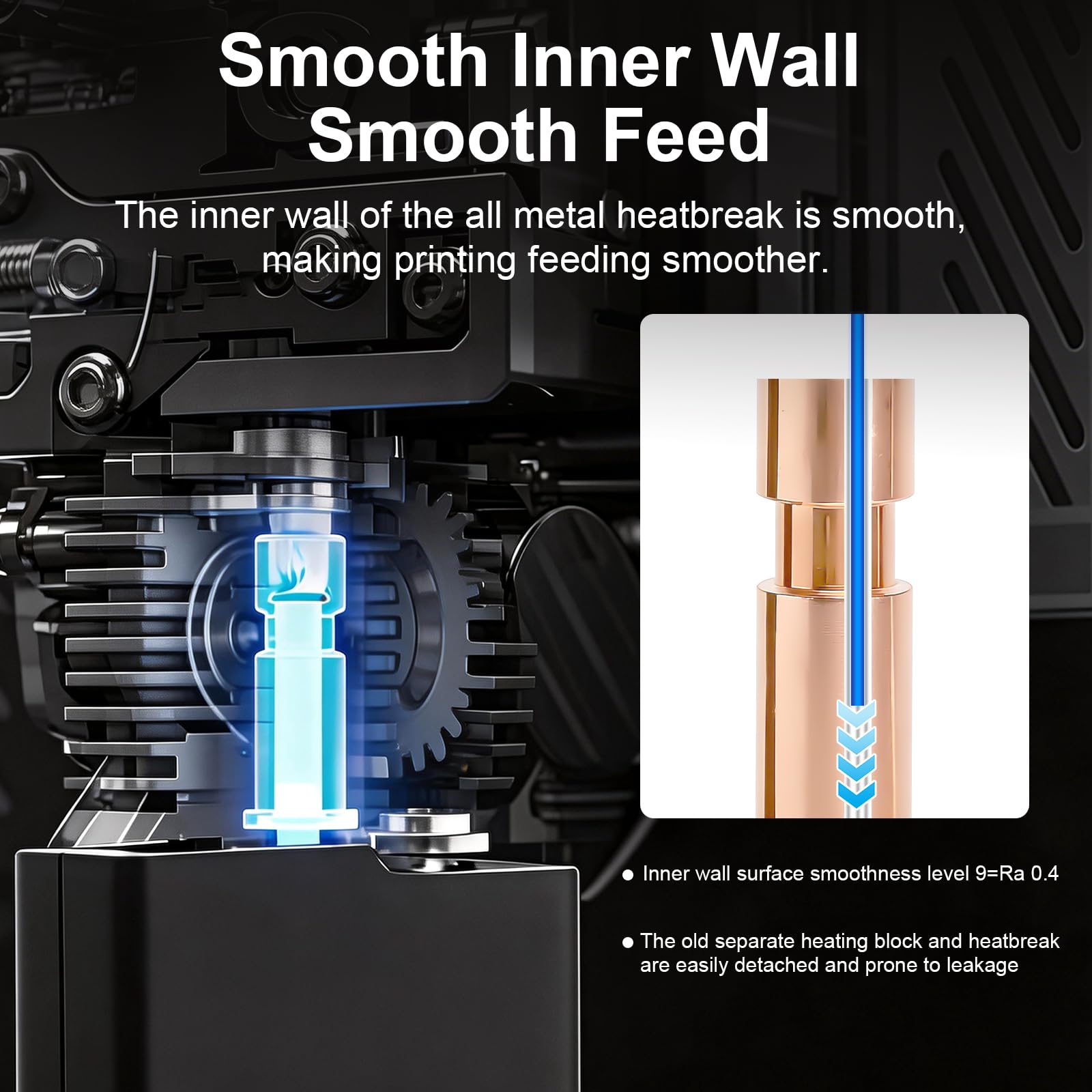 Kobra S1 Combo Quick Release Hotend z mosiężną dyszą 0,4 mm, kompatybilna z Kobra S1,
