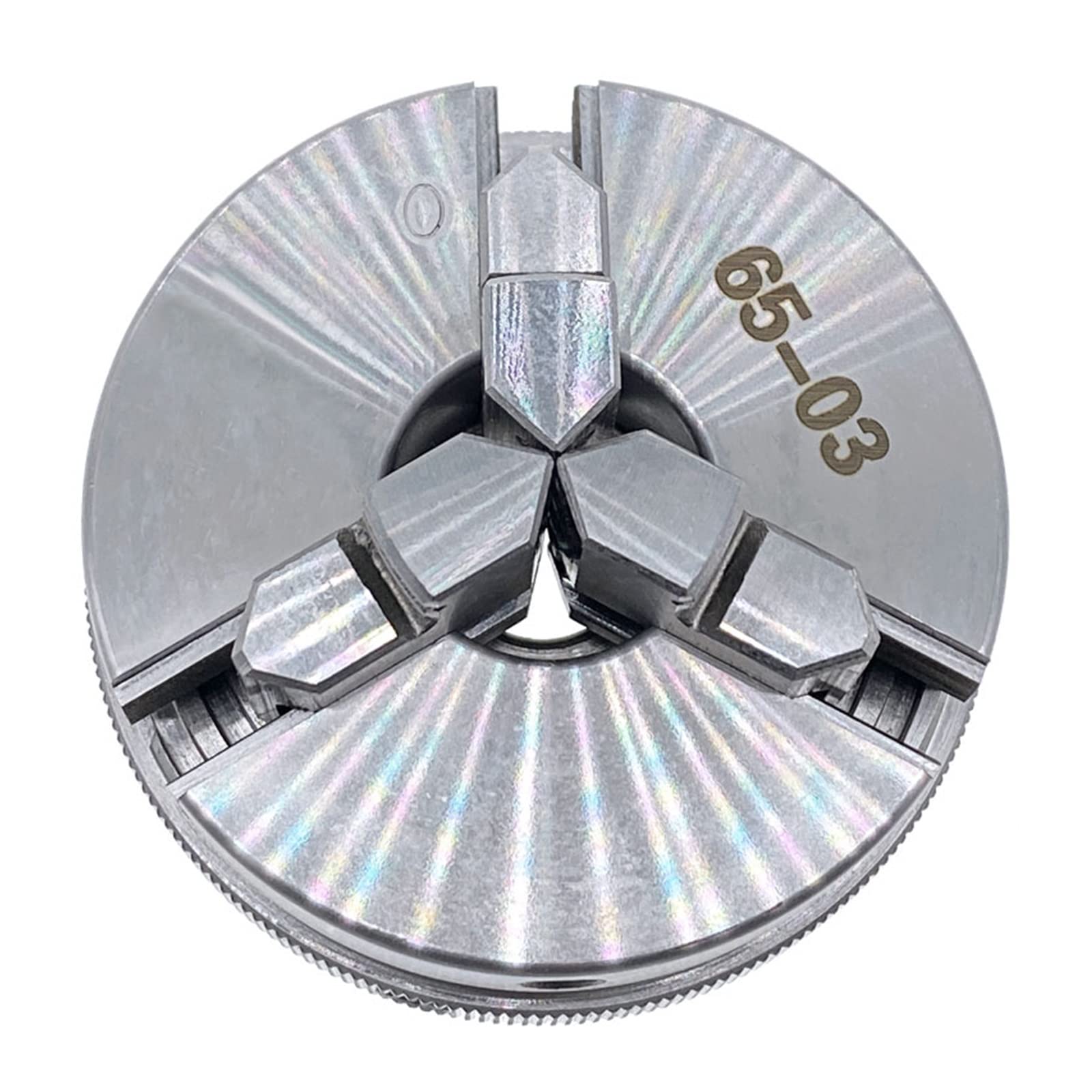 Mandril de Torno Manual de Tres mandíbulas, 65mm, M14, Rosca, máquina Herramienta, Accesorios CNC, autocentrante