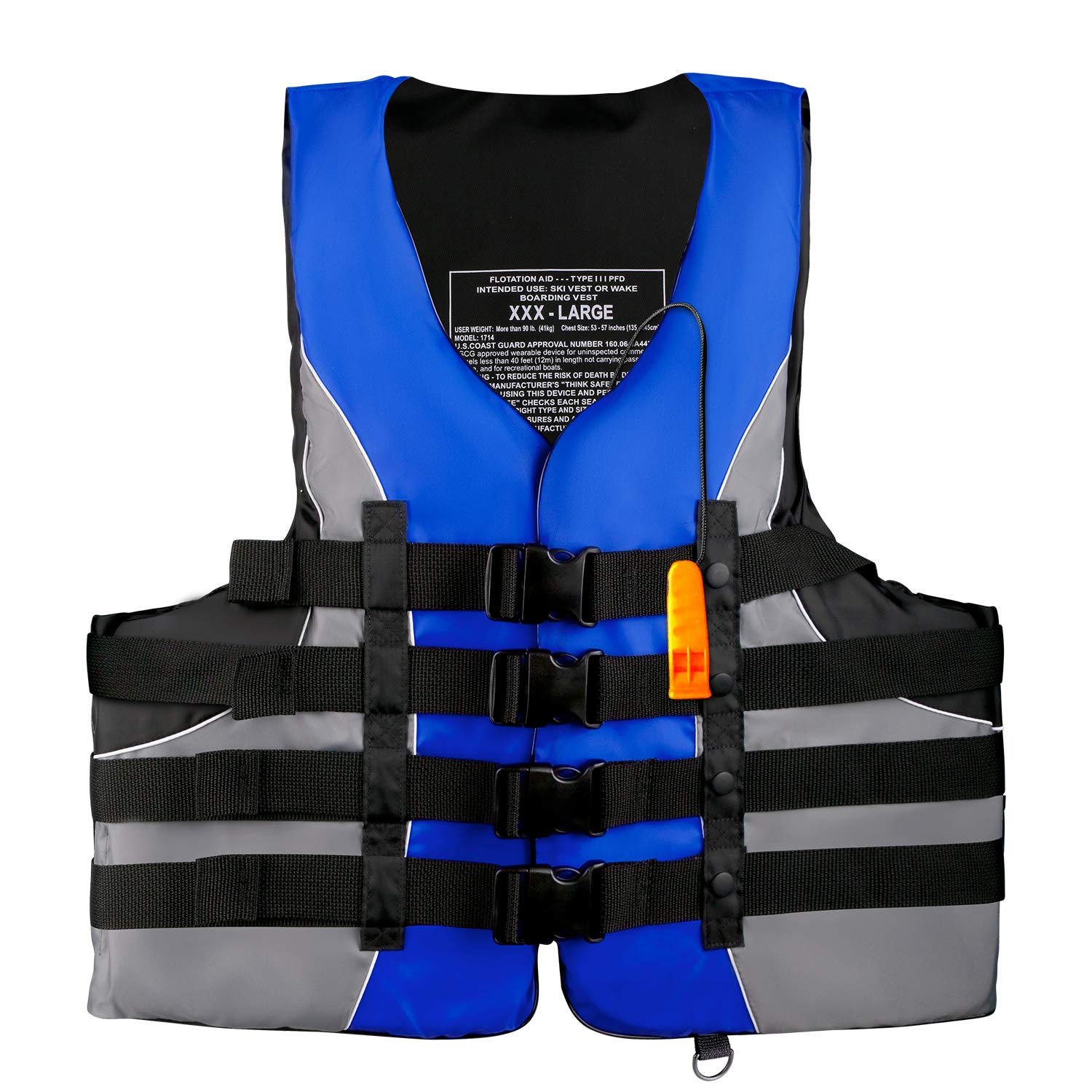 Leader Accessories Adult Universal USCG Approved Vest