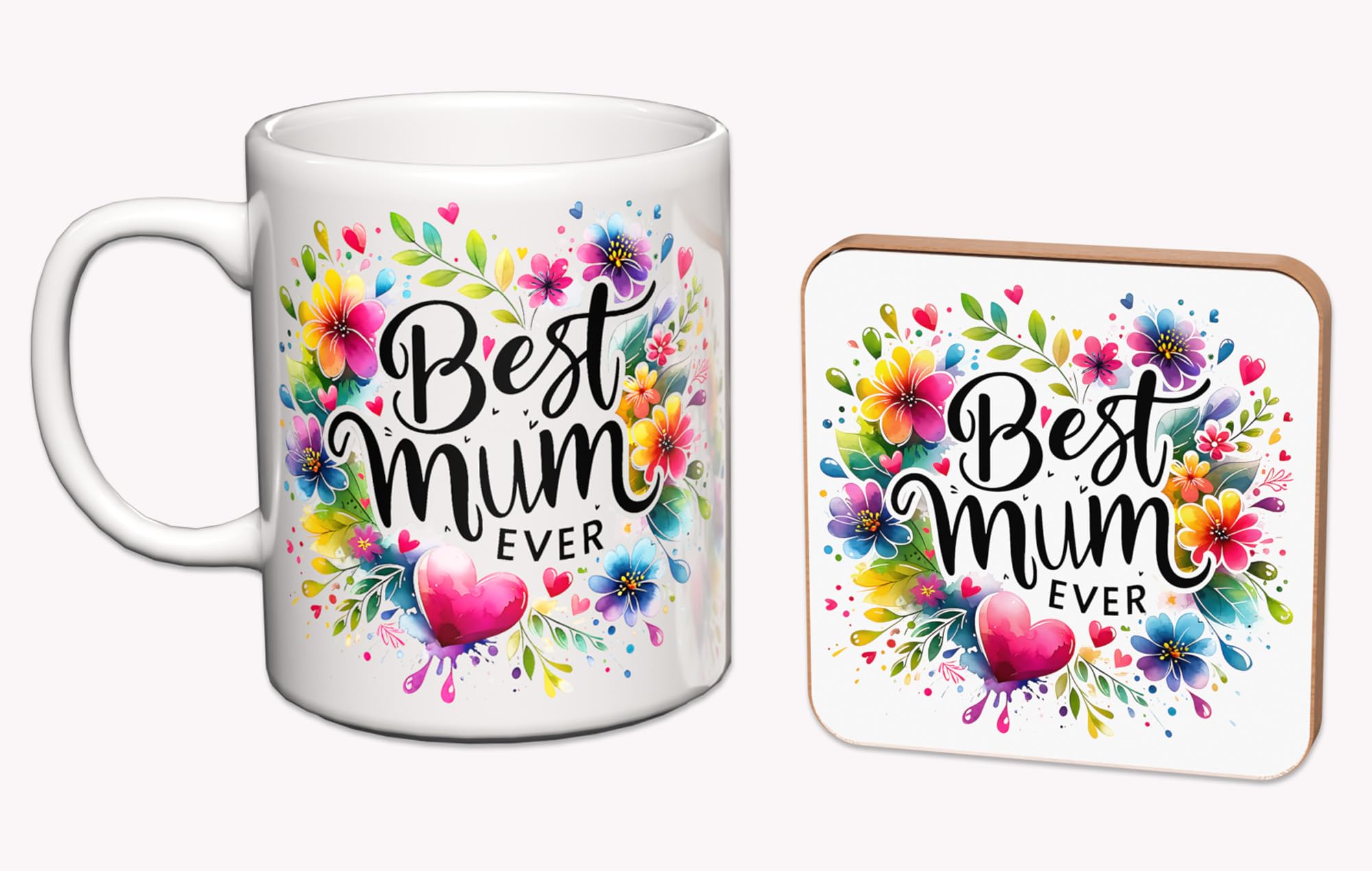 Star Online Personalised Mothers Day Mugs Gifts for Mum from Daughter & Son 11oz Ceramic Coffee Cup Birthday Presents You'll Always Be My Best Tea Nan Grandma Novelty Mug (Best Mum Ever)