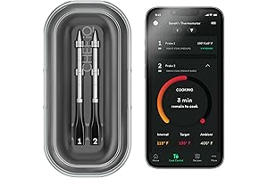 Sense Smart Wireless Meat Thermometer with 2 Ultra-Thin Probes