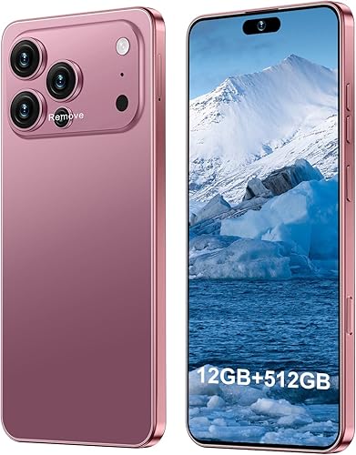 Teléfono inteligente 17PROMA X Snapdragon 8 Gen 3, 12 GB de RAM + 512 GB de almacenamiento, batería de 7000 mAh, pantalla de 6.99 pulgadas, cámara