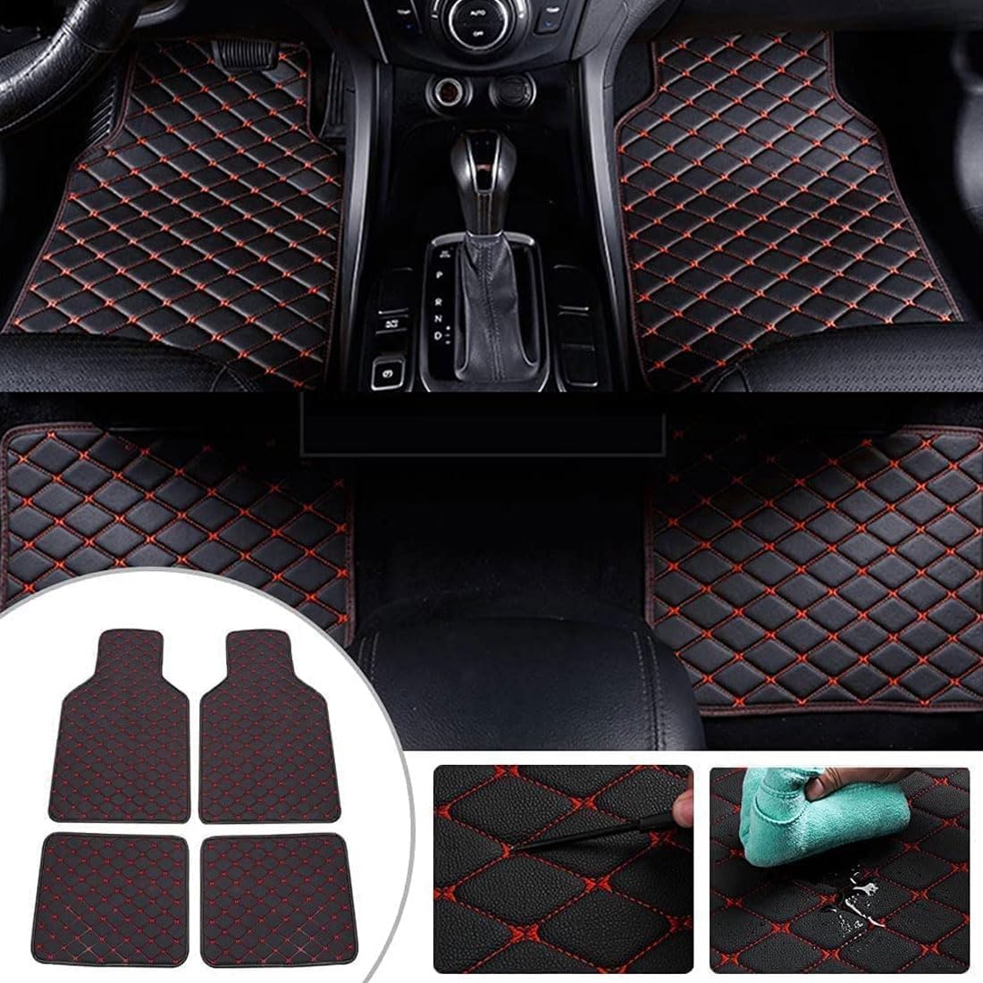 Tappetino per bagagliaio in gomma per Hyundai Santa Fé MX5 2024 - 2025 | Vestibilità perfetta