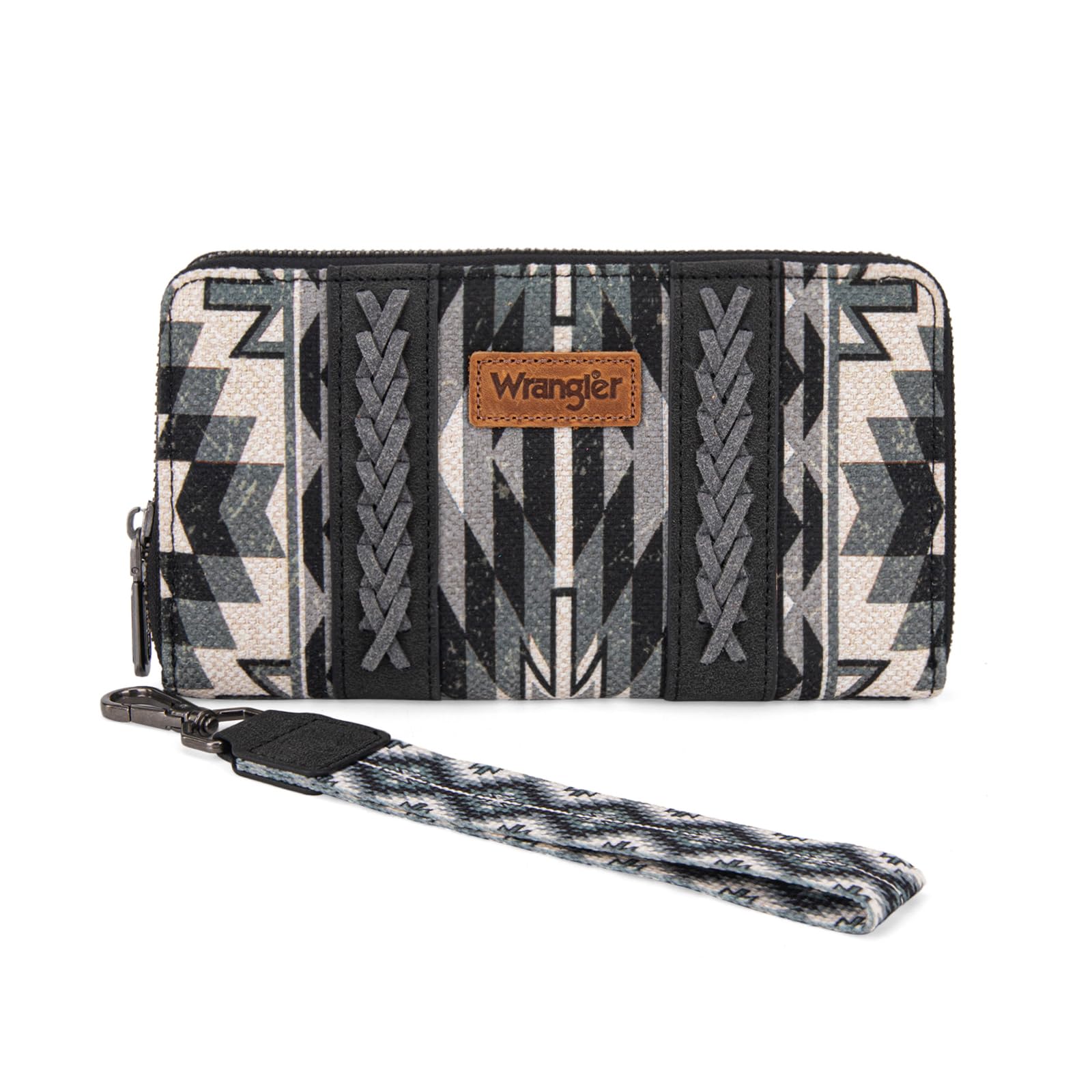 Wrangler Wallet Wristlet Aztec Clutch Long Purse Boho Credit Card Holder Wallet