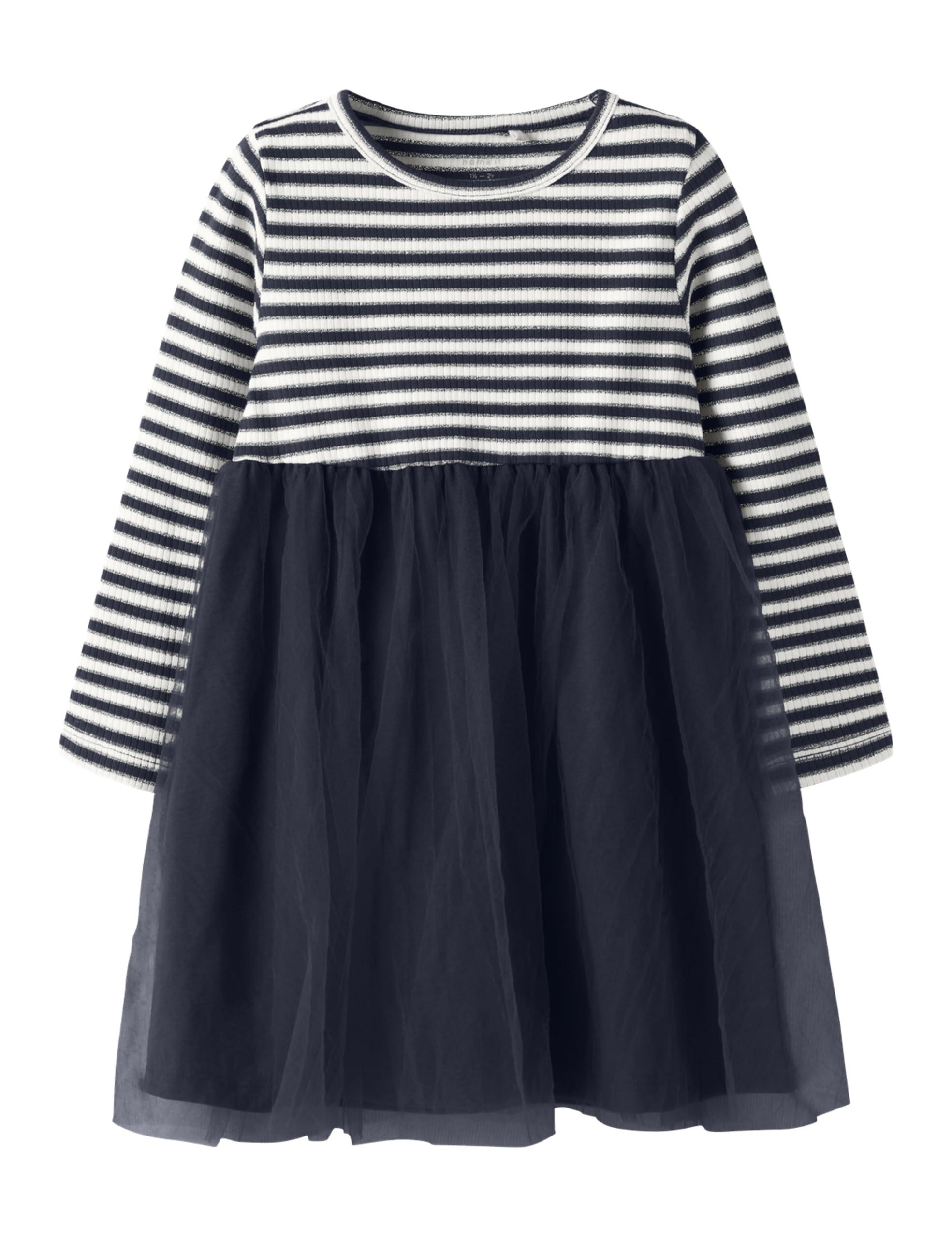 NAME IT Mädchen Nmftaias Ls Tulle Dress Nmftaias Ls Tulle Dress (1er Pack)