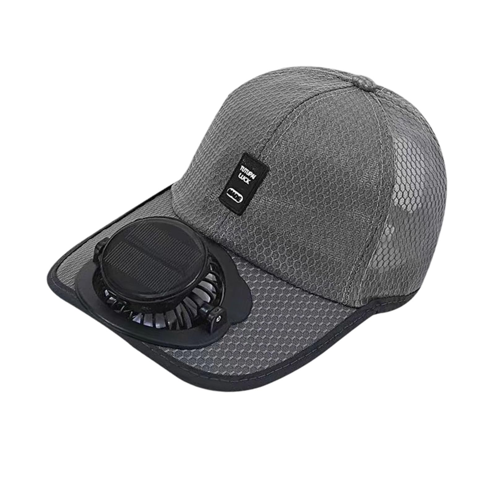 Jazuaiao Powered Cooling Baseball Cap with USB Rechargeable Battery and Adjustable Wind for Outdoor Activities Unisex Ventilated Cap