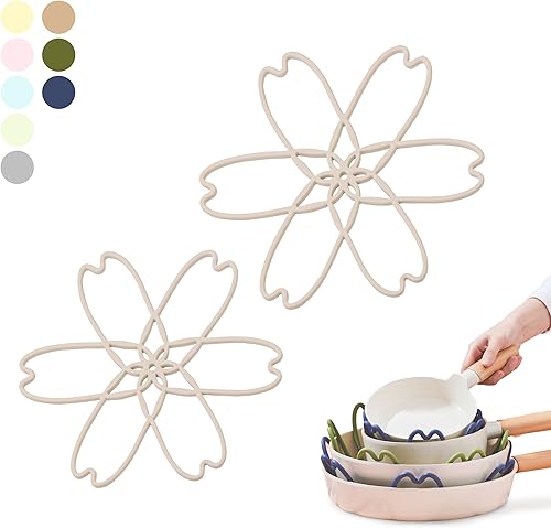 Miniatura 28 de iPROTECT - Experto en Apilar | Protector Multiusos de BPA Libre de Silicona para Ollas y Sartenes. Juego de 3. Salvamanteles para Todos los Tamaños