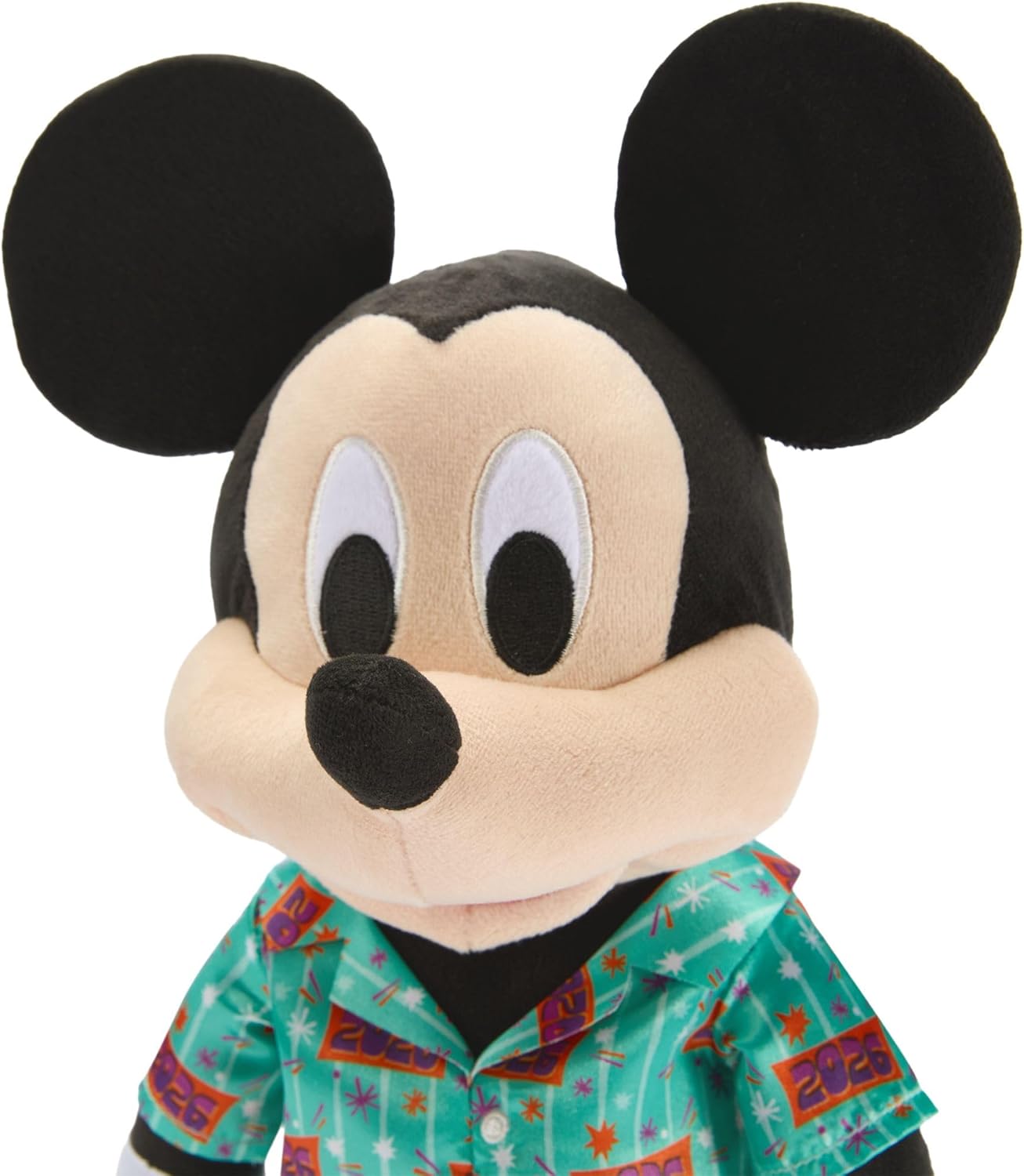 Disney Store Official Mickey Mouse 2026 Plush - 13" Mickey Mouse Stuffed Animal in 2026 Tourist Outfit - Disney Plush with Satin Logo Shirt, Corduroy Pants, Canvas Sneakers