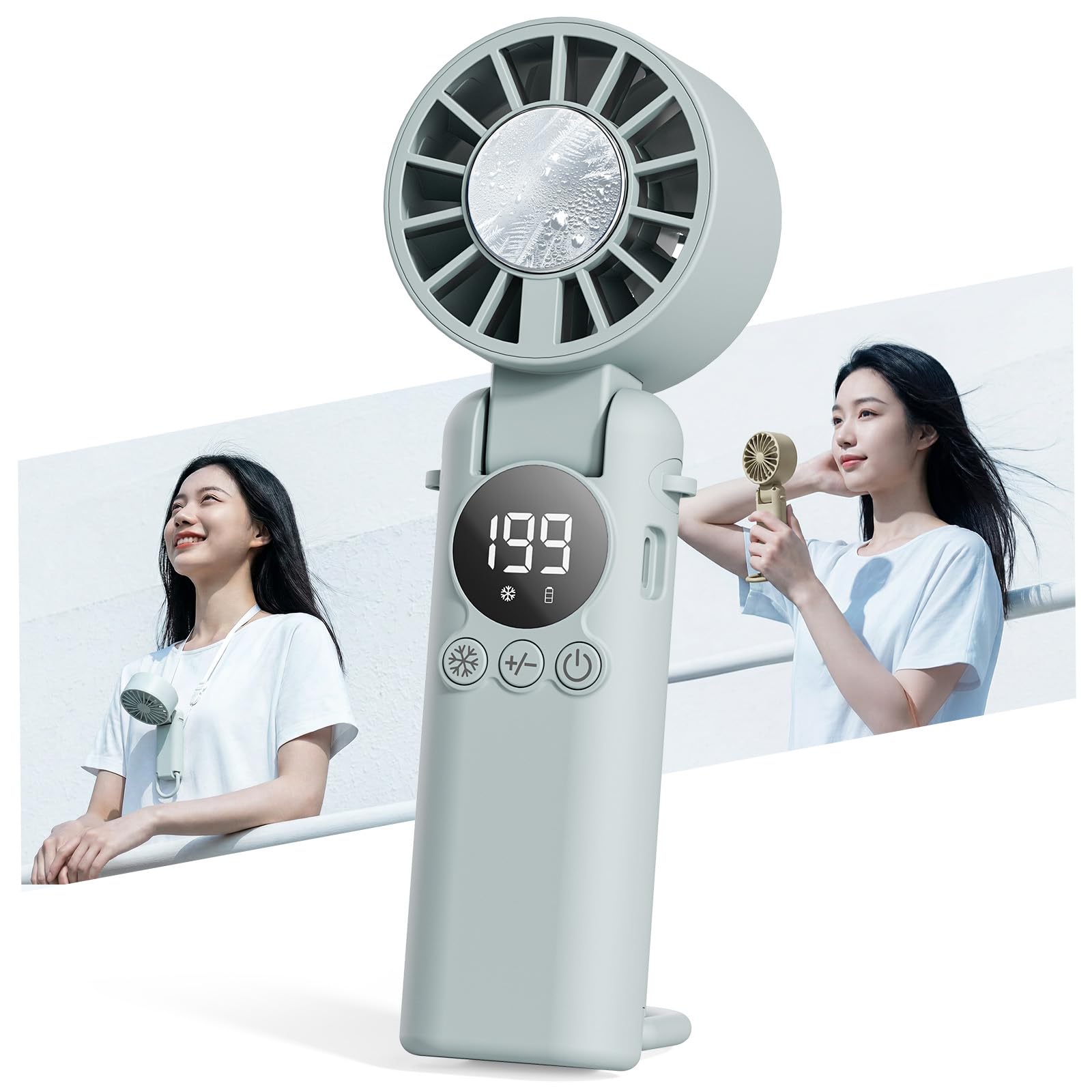 Amazon.co.jp: HAGOOGI ハンディファン 冷却プレート 【瞬間冷却-28 