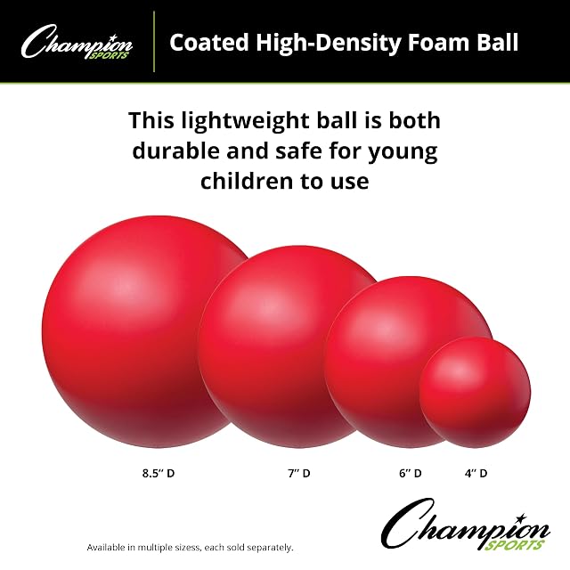 Foto 3 de 5 de Champion Sports Con Revestimiento de Espuma de Alta Densidad Ball, HD85, 21,5 cm