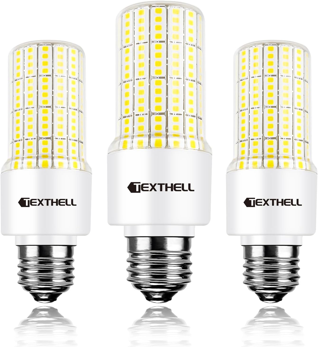 Led Light Bulb Equivalent 250w 3750 Lumen 5000K Cool Daylight White 30W Non-dimmable Waterproof Corn Bulb E26/E27 Medium Base for Outdoor Indoor Garage Workshop Backyard Pack of 3