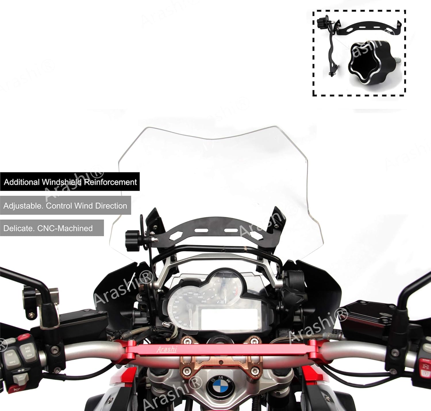 Auto Parts & Accessories Motorcycle Windshields Arashi Windshield