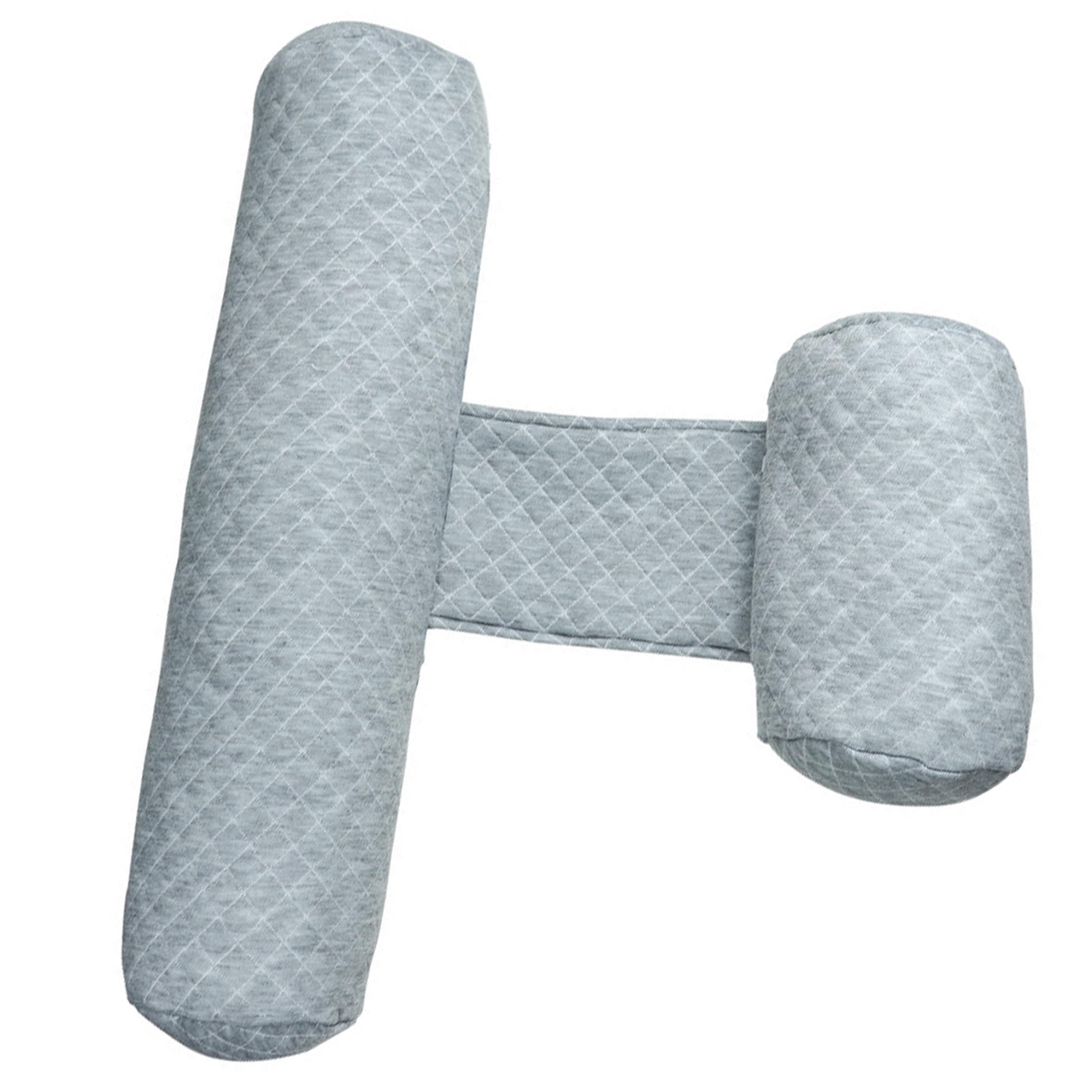 Cuscino antireflusso per neonati, 1 cuscino antirollio per neonati, reflusso regolabile con tessuto fresco e traspirante, 7, 87-9, 45 pollici, grigio