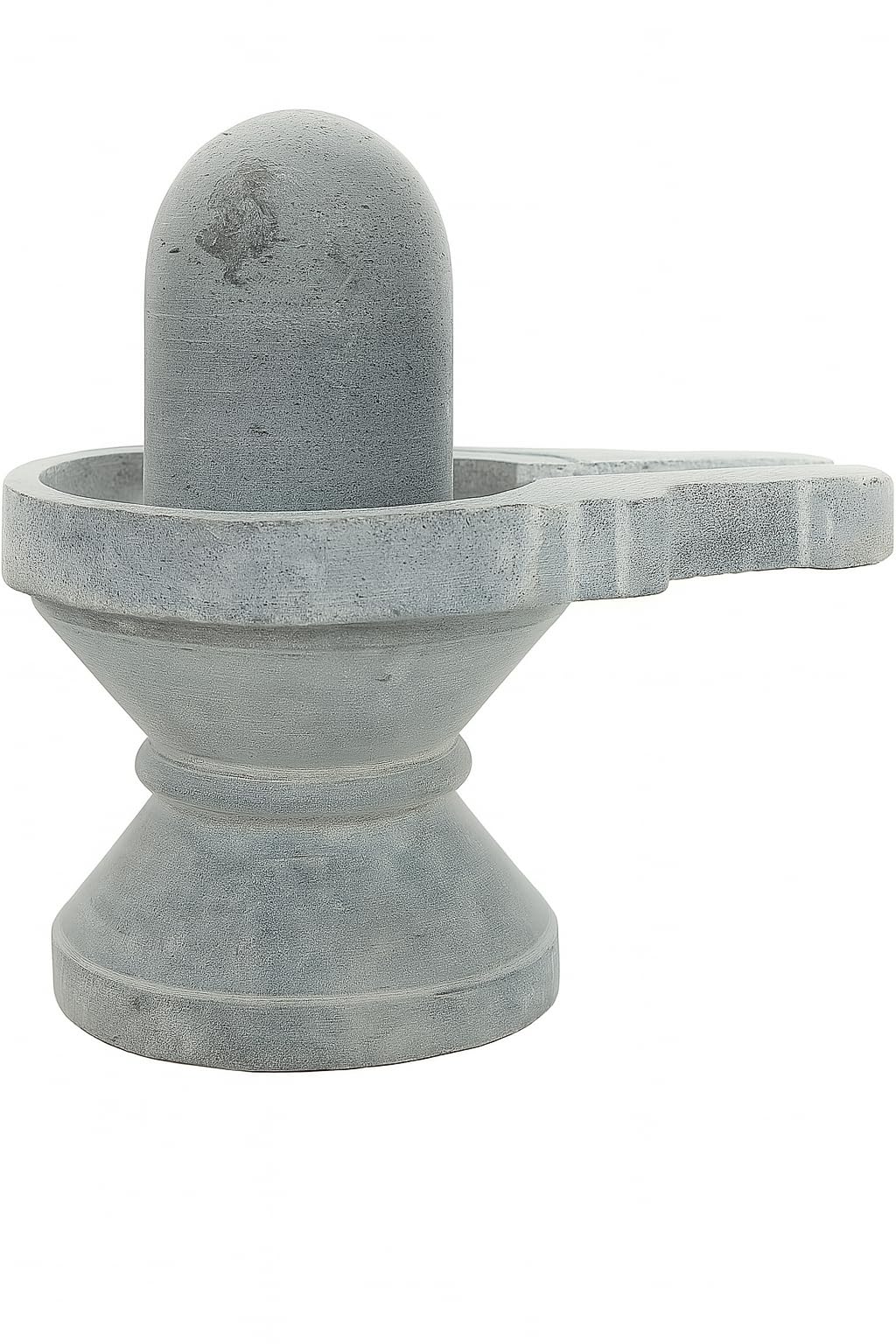 athizay Stone Shivling Idol Handcrafted in Natural Gorara Stone – Made in Banaras Ideal for Pooja Room, Home Temple, Desk, or Car Dashboard (8.8 cm)