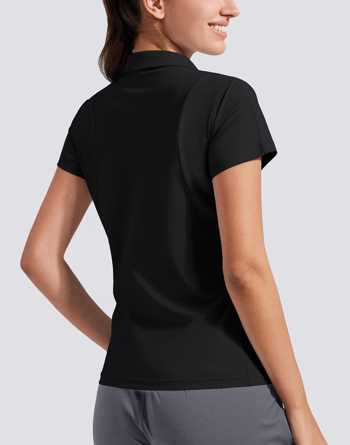 Pioneer Camp Women's Golf Shirt Short Sleeve Polo Shirts UPF 50+ Quick Dry Collared Tennis Work Athletic Tops 4 Button - Image 6